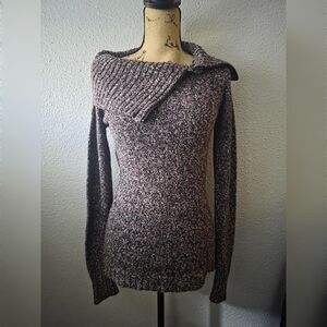 VINTAGE  Glimmer by J.J. Basic Textured Knit Sweater - Grandpa Core & Minimalist